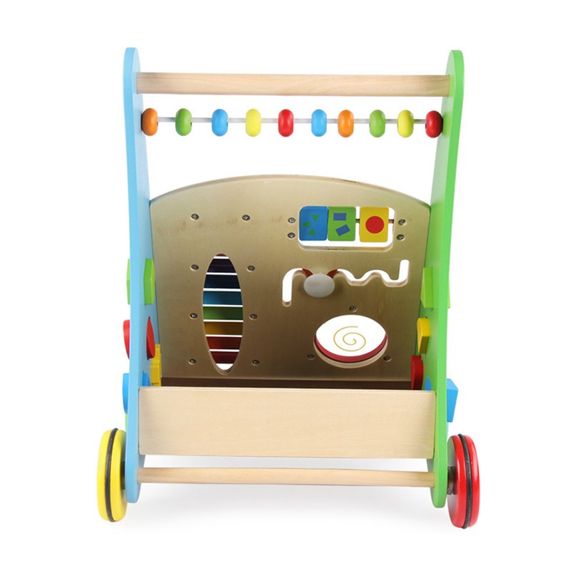 Pchacz chodzik drewniany edukacyjny sorter OUTLET