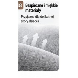 Elektryczny leżaczek bujaczek niemowlęcy z daszkiem i sterowaniem z aplikacji – szary