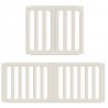 4 dodatkowe panele do kojca LAJT/MIŚ 230CM 2 X MAŁY PANEL 75CM , 2 X DUŻY PANEL 155CM